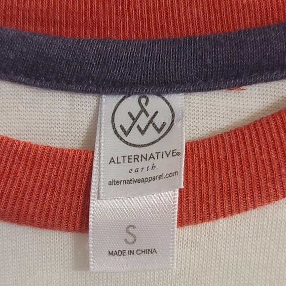 Alternative Apparel Star Sleeve Baseball Tee – Red, White & Blue - Picture 1 of 4